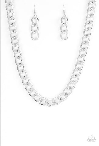Heavyweight Champion- Silver Necklace