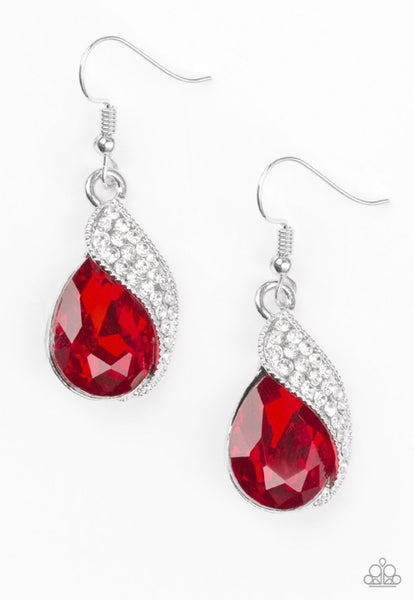 Easy Elegance- Red Earrings