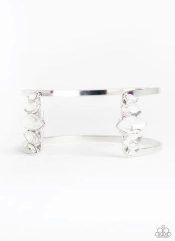 Glam Power- White Bracelet