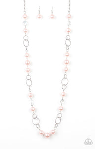 Prized Pearls- Pink Necklace