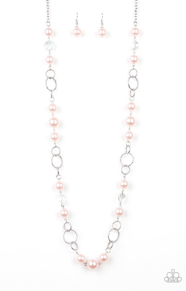 Prized Pearls- Pink Necklace