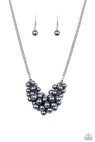 Grandiose Glimmer- Black Necklace