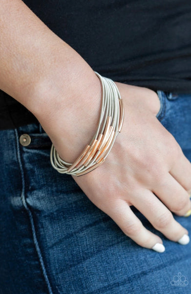 Stretch Your Boundaries- Silver Bracelet