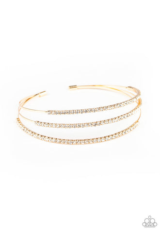 Iridescently Infatuated- Gold Bracelet