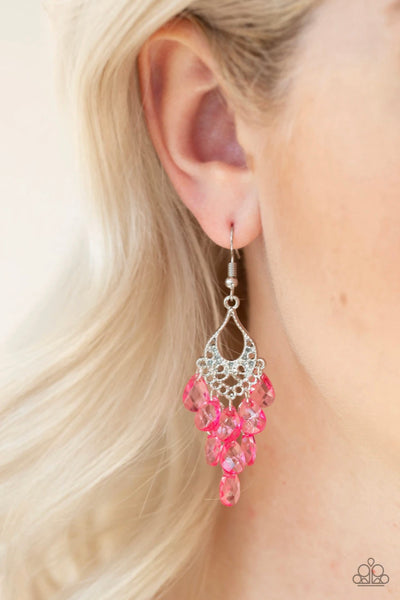 What Happens In Maui- Pink Earrings