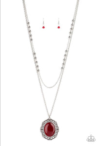 Endlessly Enchanted- Red Necklace