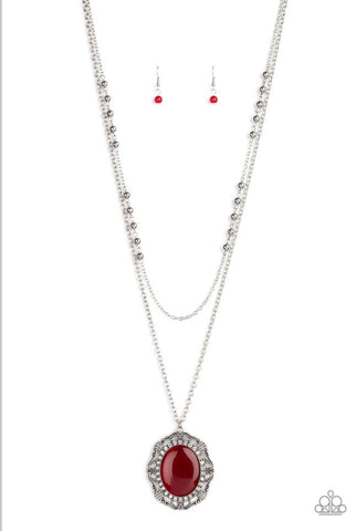 Endlessly Enchanted- Red Necklace