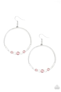 Dancing Radiance- Pink Earrings