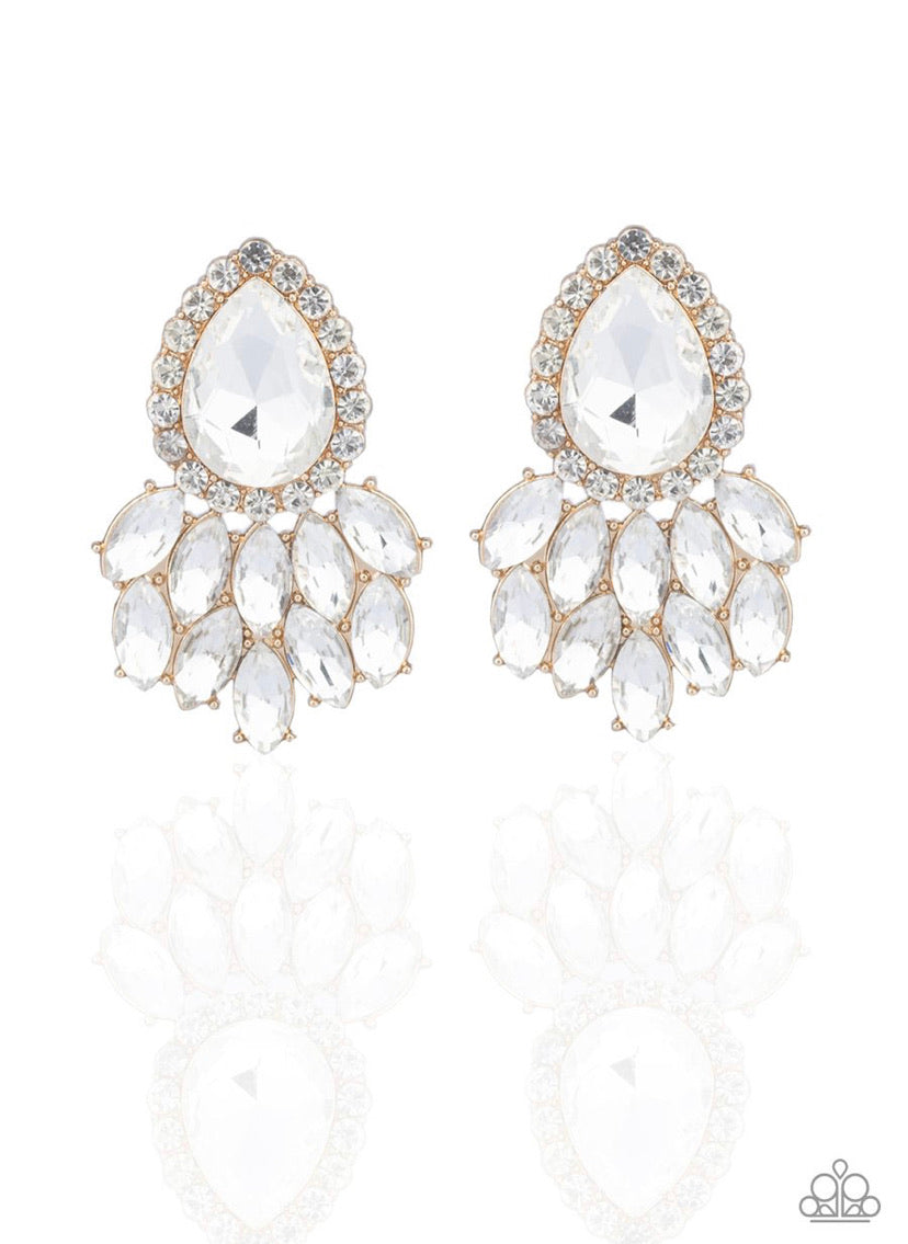 A Breath Of Fresh Heir- Gold Post Earrings