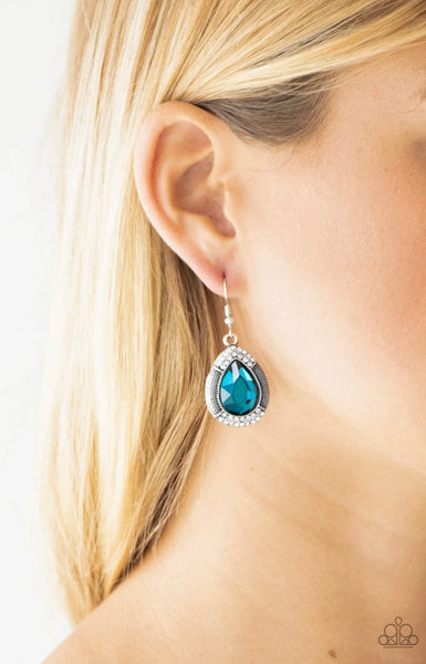 Grandmaster Shimmer- Blue Earrings