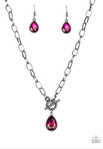 So Sorority- Pink Necklace