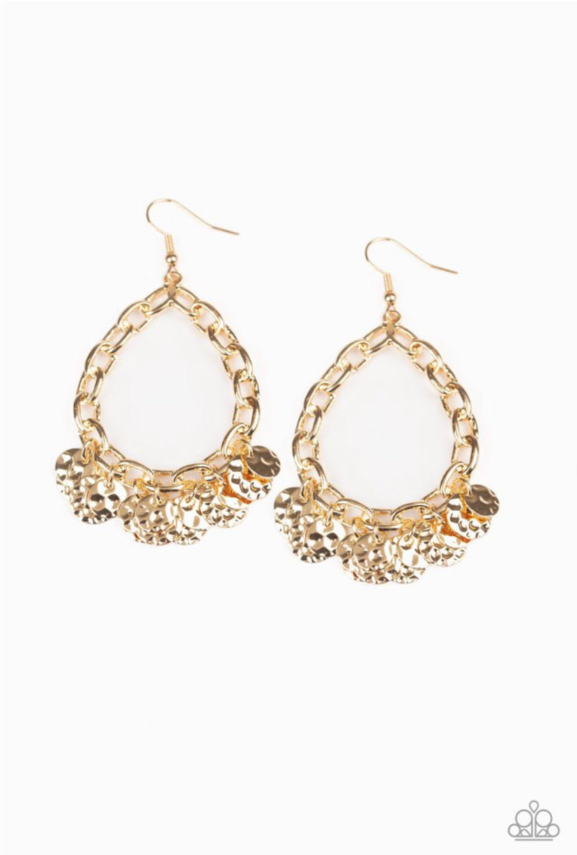 Street Appeal- Gold Earrings