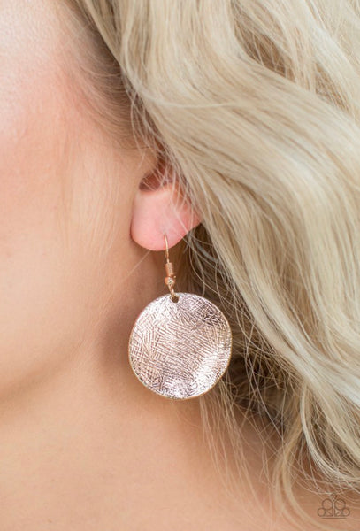 Basic Bravado- Rose Gold Earrings