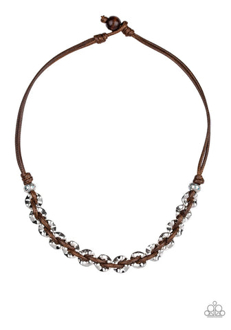 Joy Riding- Brown Urban Necklace