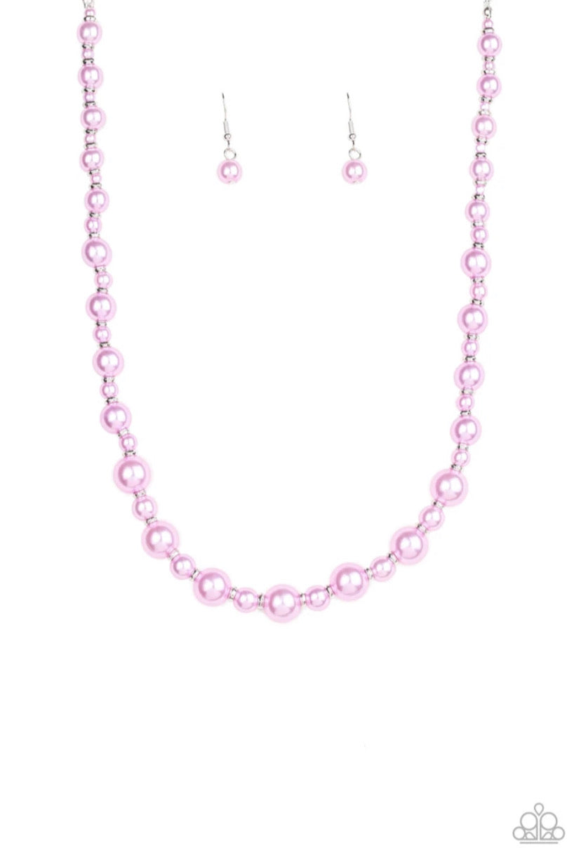Pearl Heirloom- Purple Necklace
