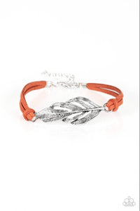 Faster Than Flight- Orange Bracelet