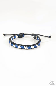 Adventure Attitude- Blue Bracelet