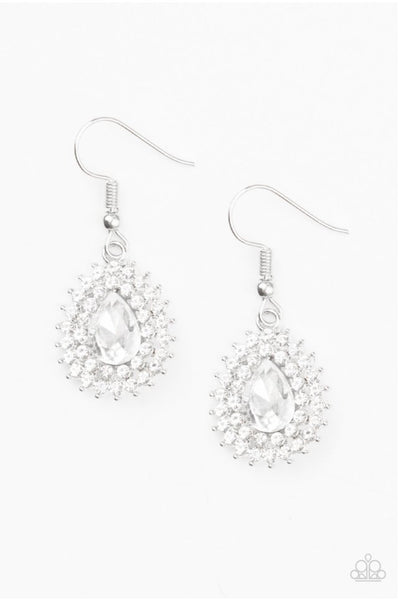 Star-Crossed Starlet- White Earrings