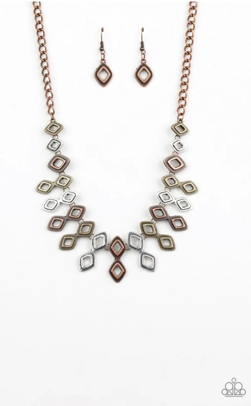 Geocentric- Multi Necklace