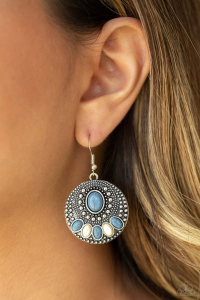 Sandstone Paradise- Blue Earrings