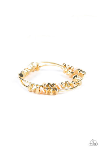 Get The Glow On The Road- Gold Bracelet