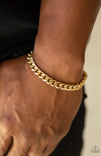 Rulebreaker- Gold Urban Bracelet