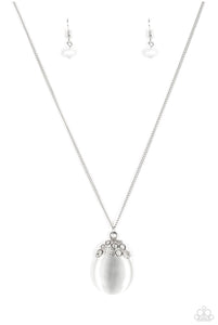 Nightcap and Gown- White Necklace