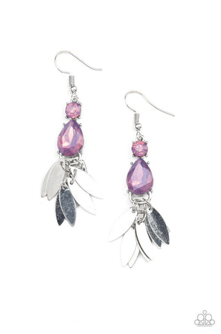 Tropical Tranquility- Purple Earrings