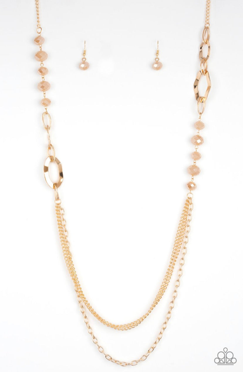 Modern Girl Glam- Gold Necklace