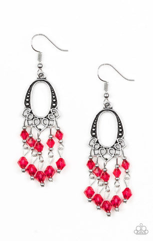 Not The Only Fish In The Sea- Red Earrings