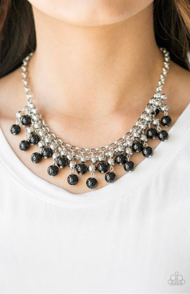 Friday Night Fringe- Black Necklace