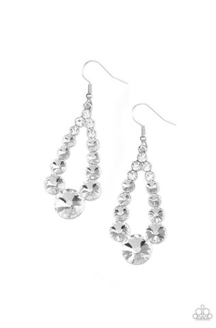 Here Glows Nothing!- White Earrings