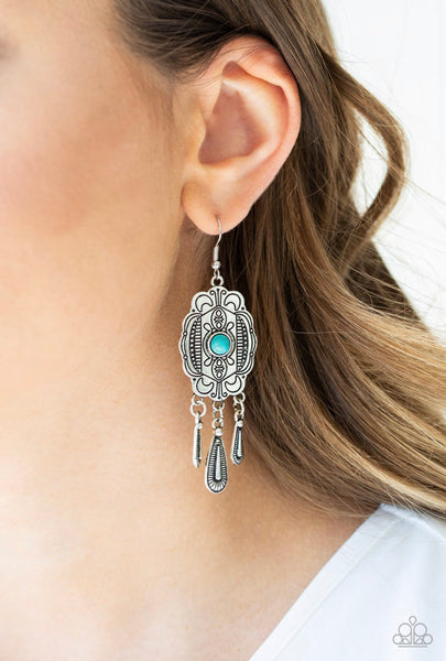 Natural Native- Blue Earrings