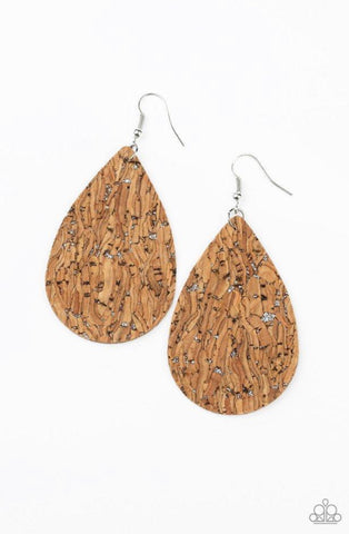 Cork It Over- Cork Earrings