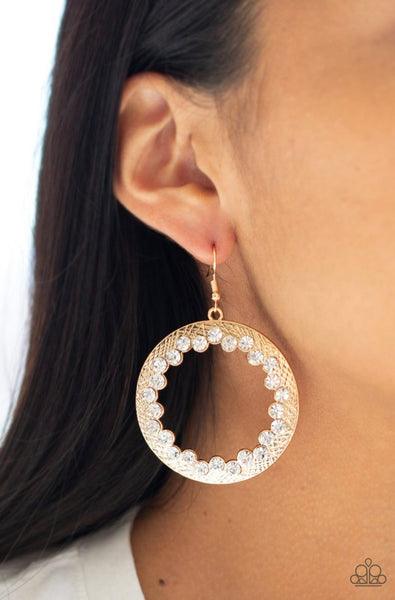 Gala Glitter- Gold Earring