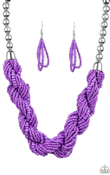 Savannah Surfin’- Purple Necklace