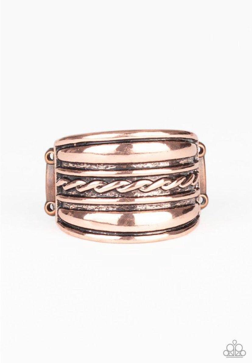 Let It Layer- Copper Ring