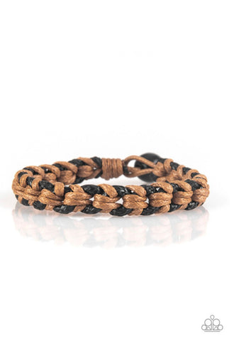 Knot Another Word!- Brown Urban Bracelet