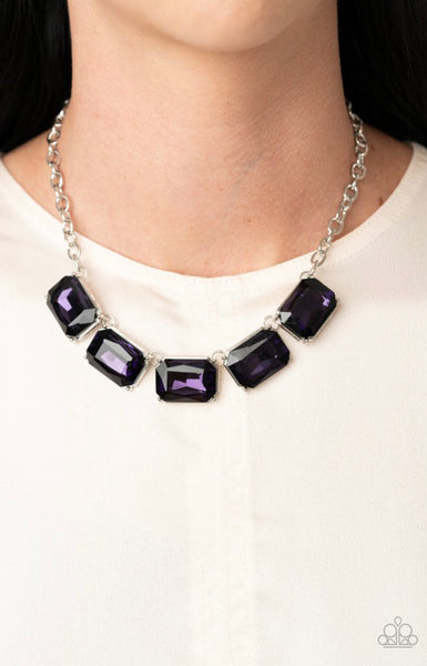 Deep Freeze Diva- Purple Necklace