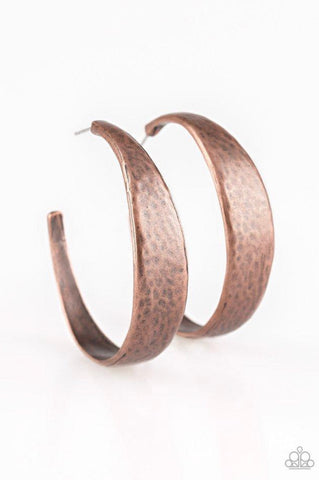 Hoop and Holler- Copper Earring