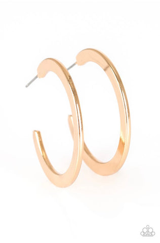 Be All Bright!- Gold Hoop Earring