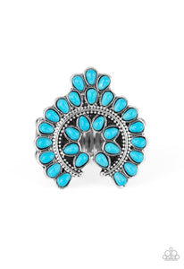 Trendy Talisman- Blue Ring