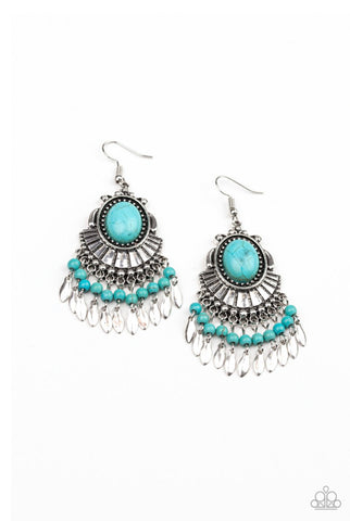 Eco Trip- Blue Earrings