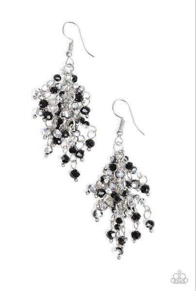 A Taste of Twilight- Black Earrings