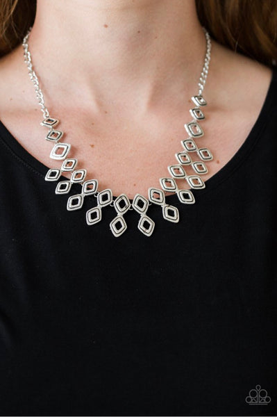Geocentric- Silver Necklace