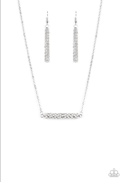 Timelessly Twinkling- White Necklace