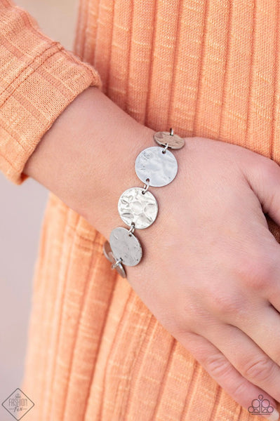 Rustic Reflections- Silver Bracelet