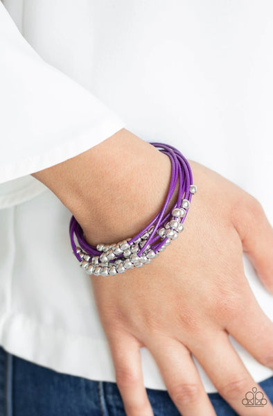 Mega Magnetic- Purple Bracelet