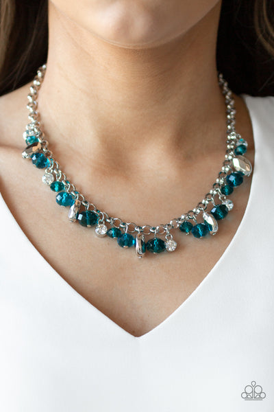 Downstage Dazzle- Blue Necklace