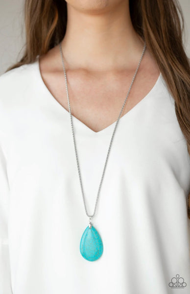 Sedona Sandstone- Blue Necklace